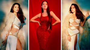Nora Fatehi Shines Like a Hot Fairy in Captivating White Outfit