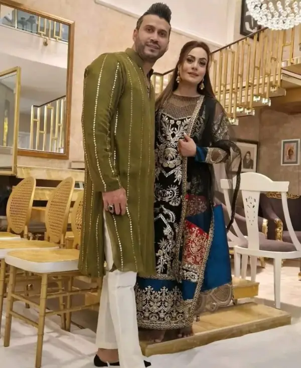 Sadia Imam and her husband