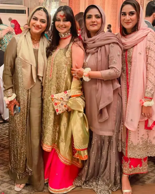 Javeria with her family members