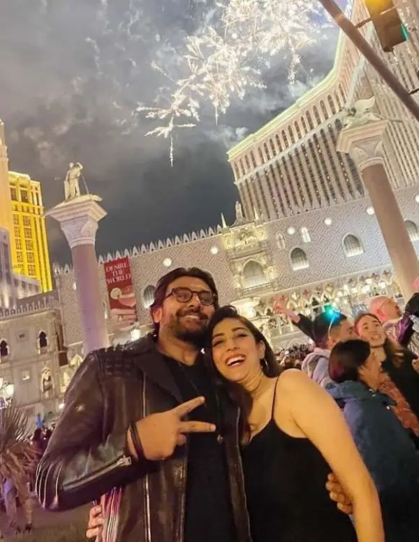 Mariyam Nafees and husband celebrate New Year's Eve together