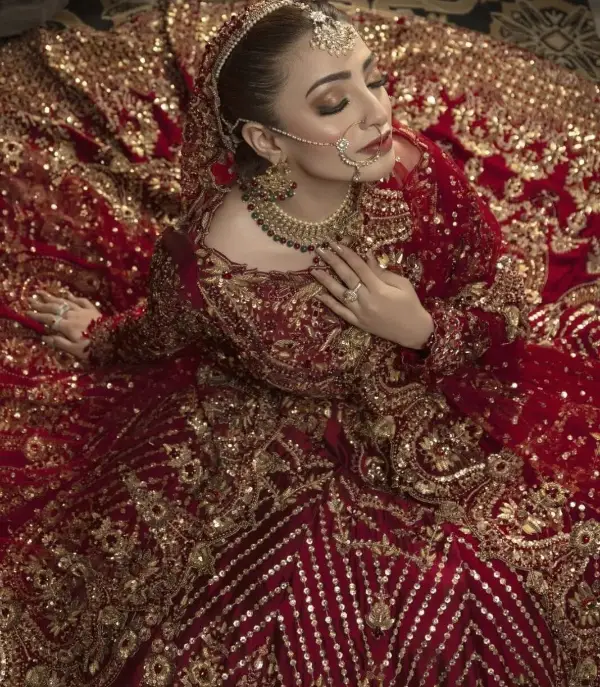 Nawal Saeed Showcases Her Beauty in Stunning Bridal Photoshoot