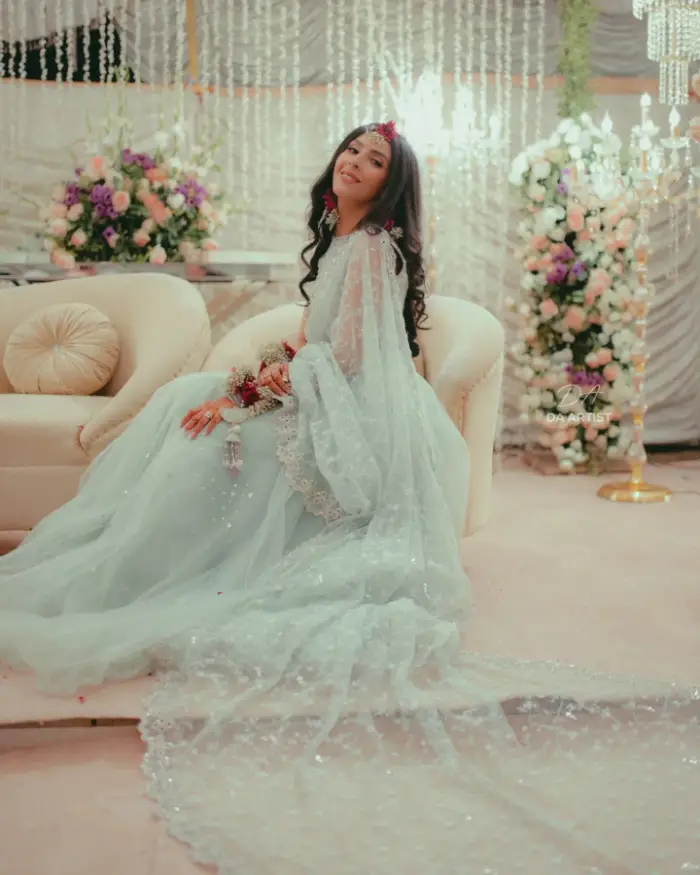 Nische Khan poses beautifully for her wedding shoot