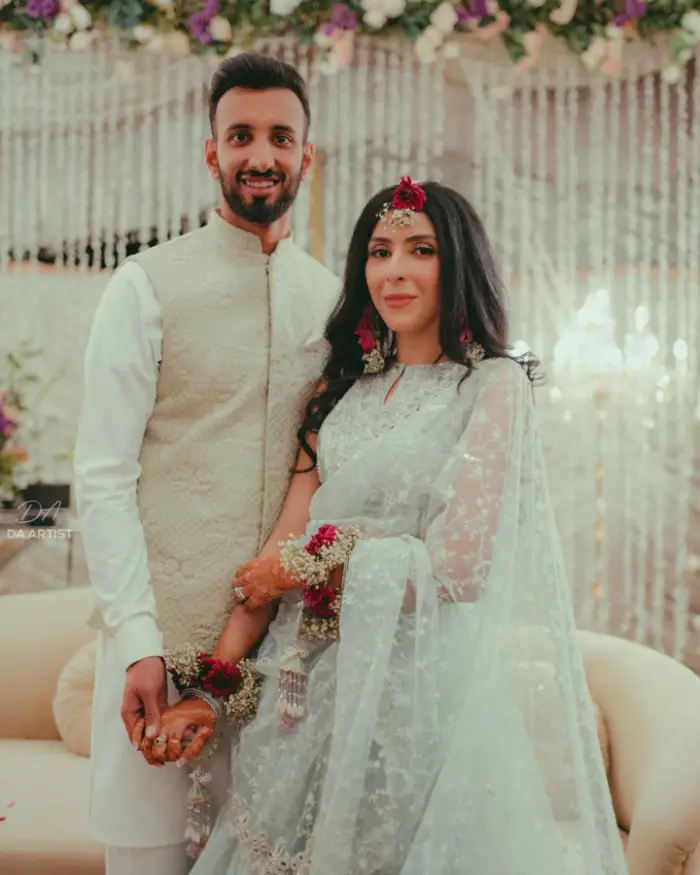 Shan Masood Wedding Pictures with his Wife Nische Khan