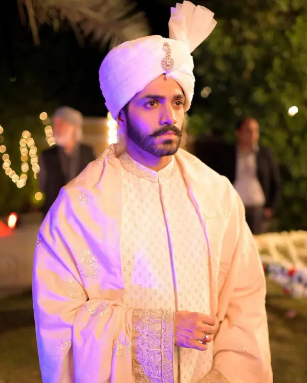 A look at the actor as a groom