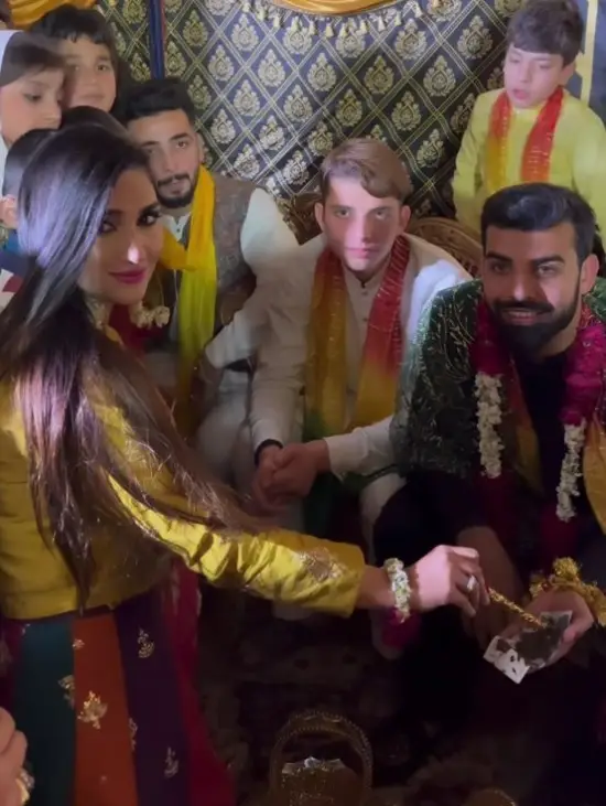 Shadab Khan Kicks Off His Wedding Celebrations with a Colorful Mehndi Ceremony