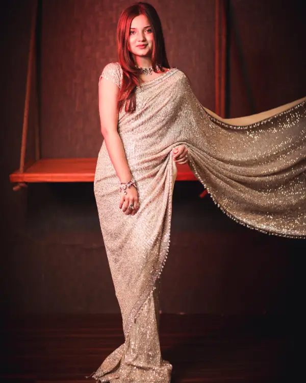 Rabeeca Khan Exudes Grace and Style in a Chic Saree