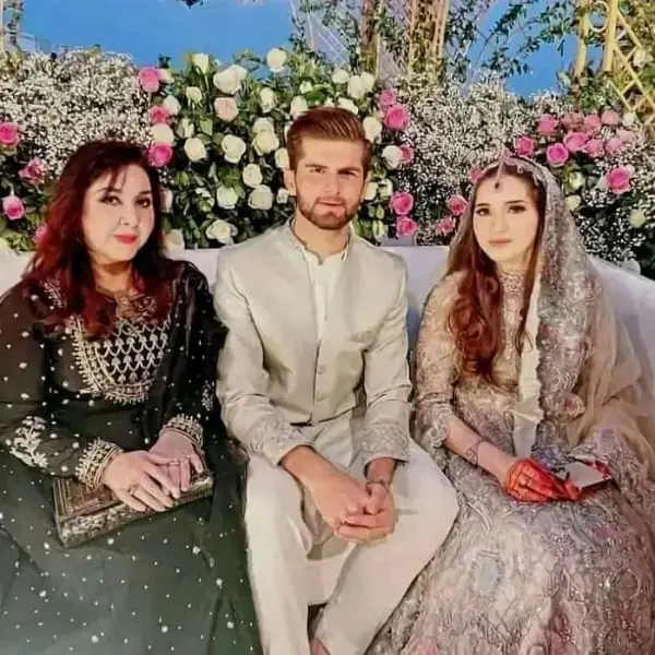 Shaheen Shah Afridi & Ansha Afridi Sweet Wedding Pictures