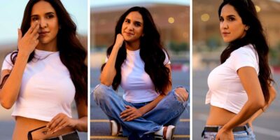 Anoushay Abbasi Brings an Elegant Look in a White Top