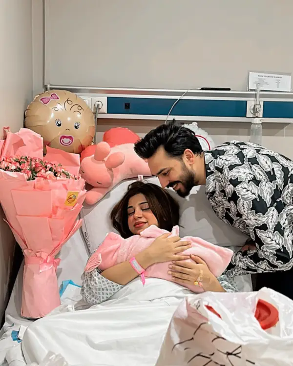 Dr. Madiha Khan with her baby girl