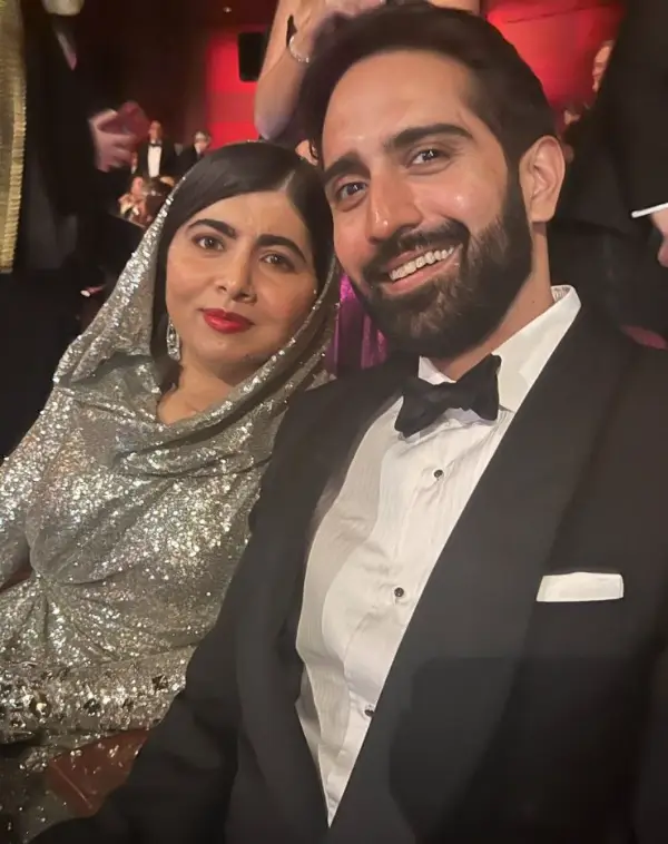 Malala Yousafzai Lights Up the Oscars Red Carpet with Husband Asser Malik