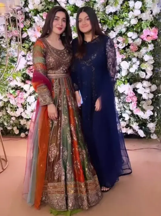 Shaista Lodhi and Daughter Emaan Share Joyful Moments at a Special Wedding