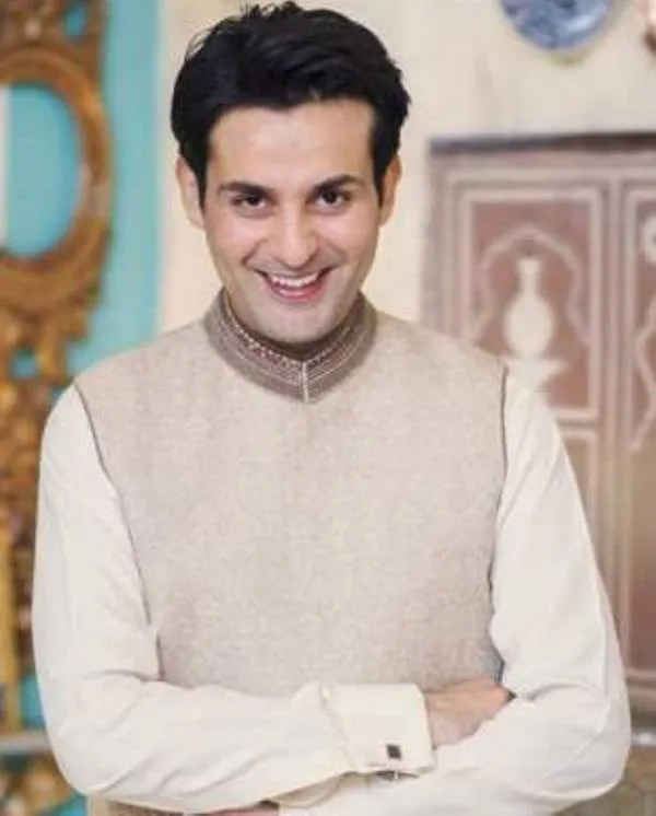 A wedding picture of actor Affan Waheed