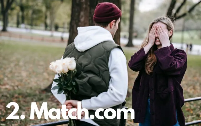 The Match.com website as seen in a screenshot