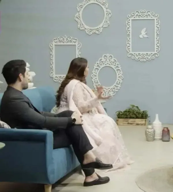 Aiman Khan and Muneeb Butt at the Eid show