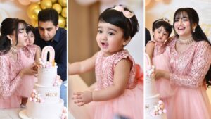 Kiran Tabeir Celebrates the First Birthday of Her Daughter Izzah