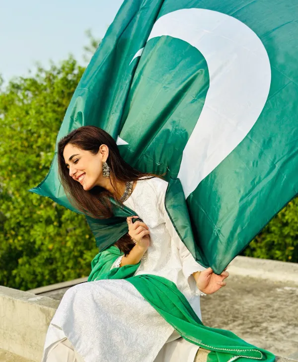 Maya Ali Celebrates Pakistan's 76th Independence Day in a Style