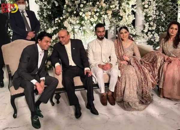 Faisal Vawda Daughter Wedding Picture with her husabnd