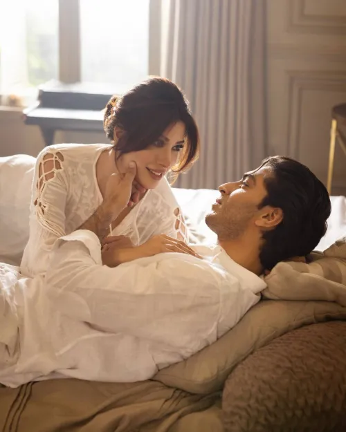 Mehwish Hayat & Talha Chahour Sizzle in a Recent Photoshoot
